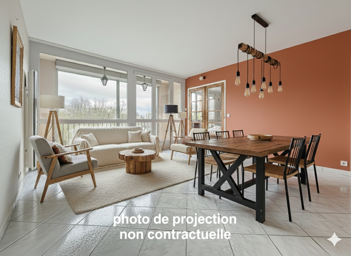 photo séjour avec mention